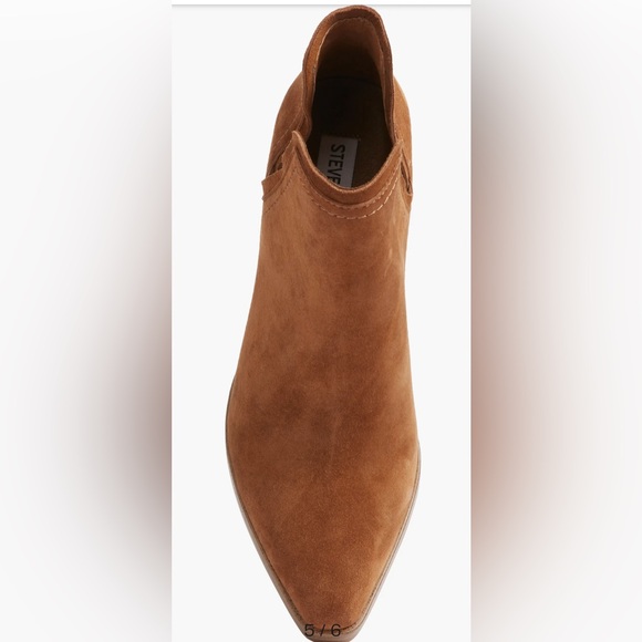 STEVE MADDEN Havannah Pointed Toe Bootie (Women) Chestnut Suede.  6.5M  … - Picture 5 of 15